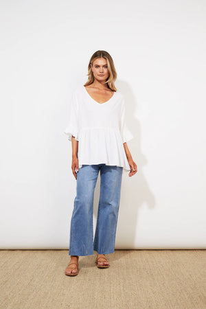 Tanna Relax Top - Coconut