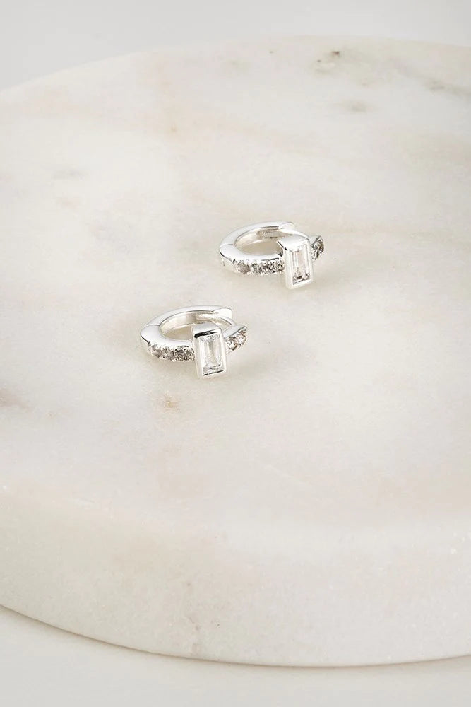 Zafino Cartia Huggie - Silver