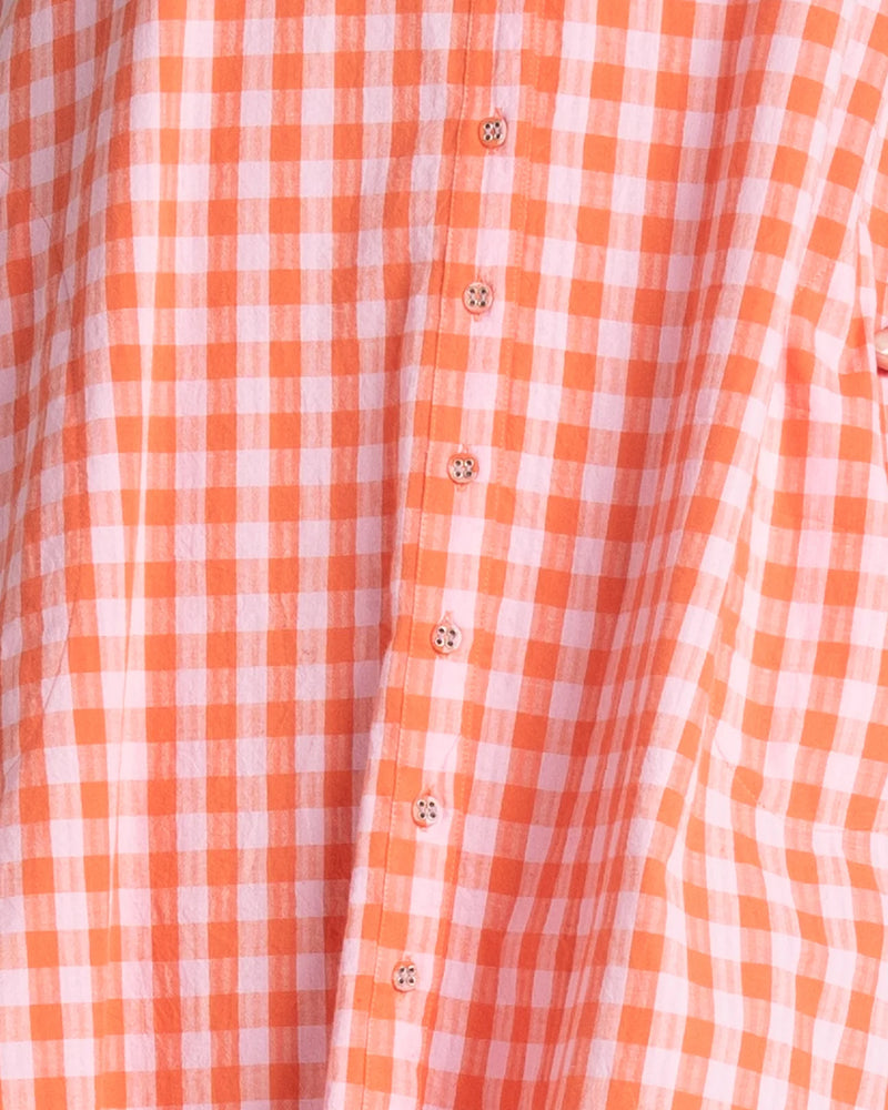 Josie Shirt Dress - Red Juno