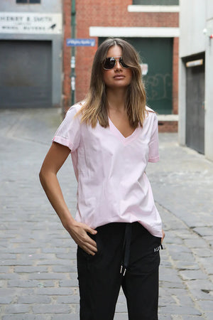 
            
                Load image into Gallery viewer, Alexandra V-Neck - Pink
            
        