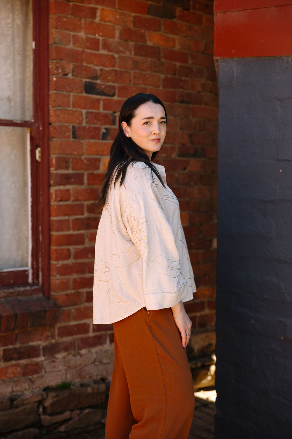 Label Dot - Adela Blouse/ Beige