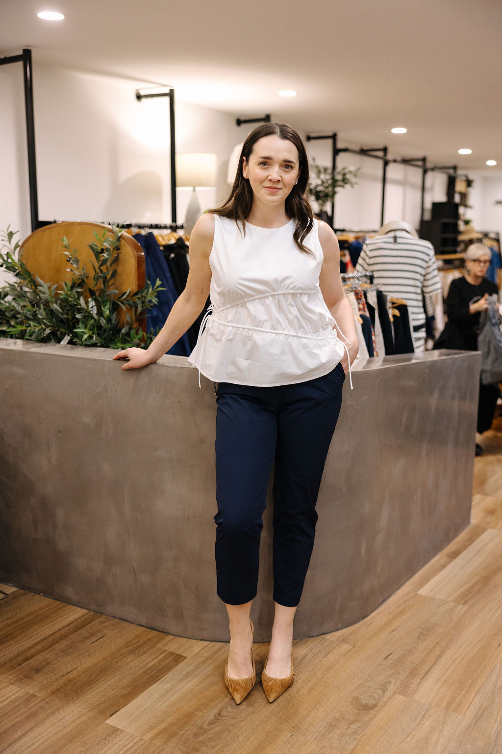 Paz Torras Travel Pant - Navy