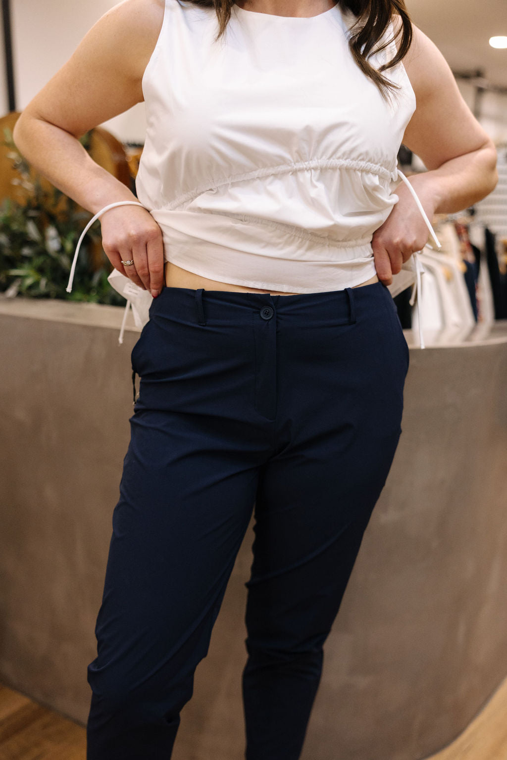 Paz Torras Travel Pant - Navy