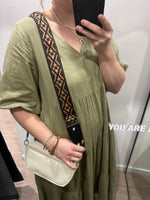 Bag Strap - Apricot Aztec