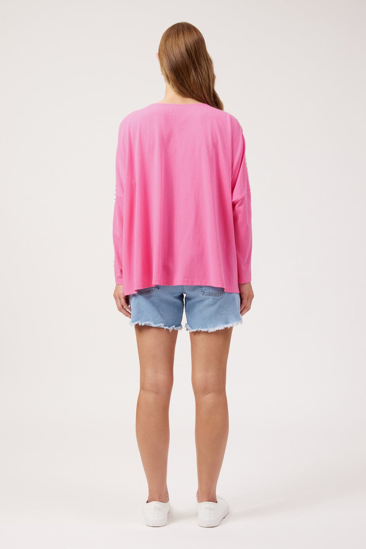 Elba Heart Long Sleeve - Pink