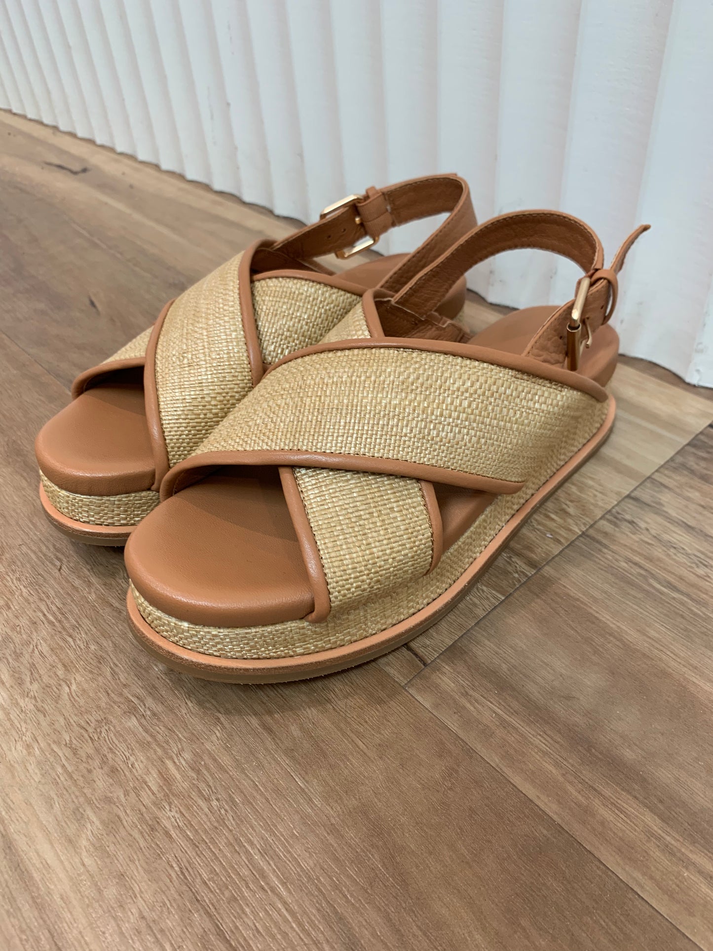 Luna Sole Paula Sandal - Natural / Tan Leather