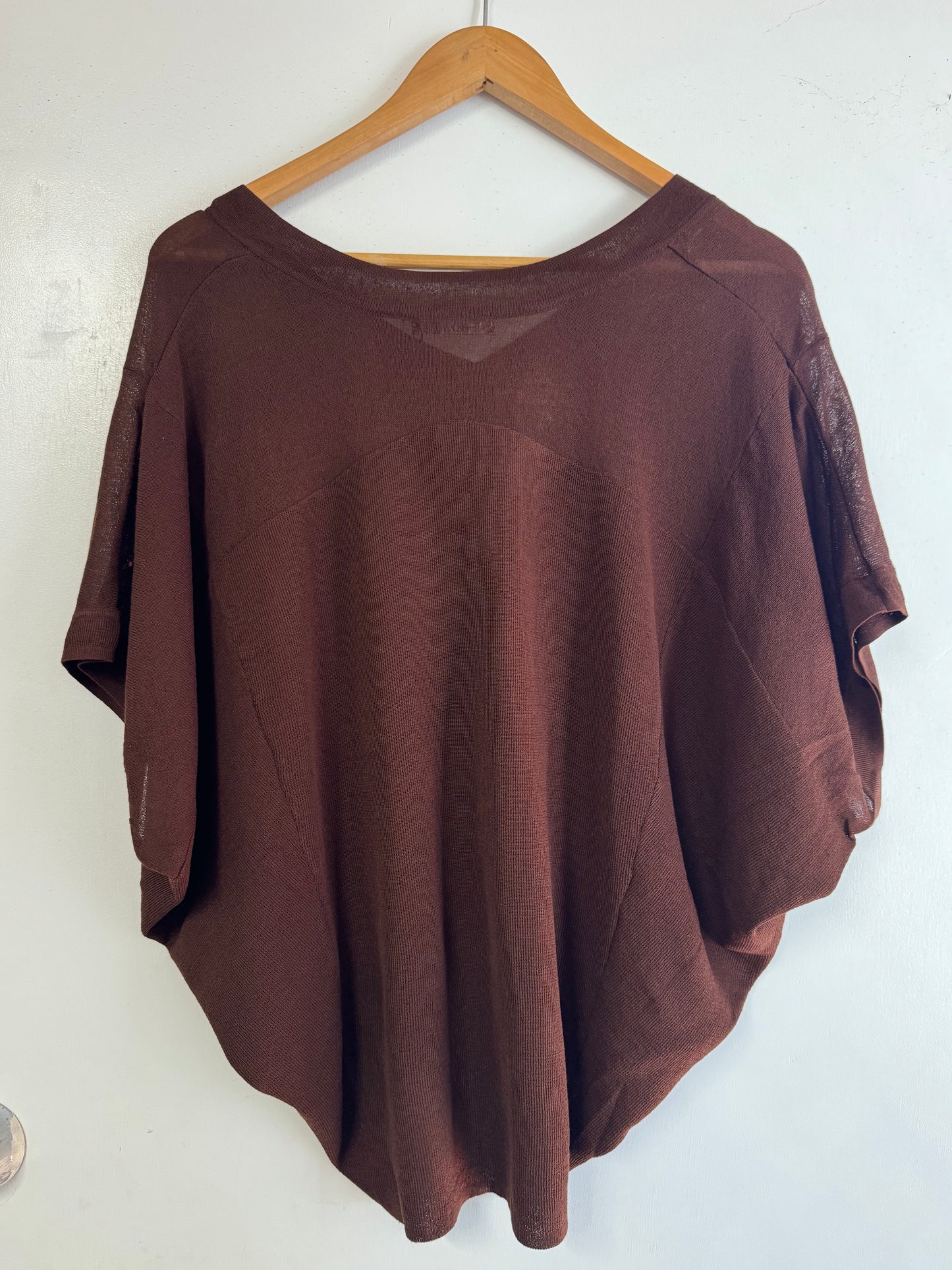 Iris Vneck Blouse - Brown