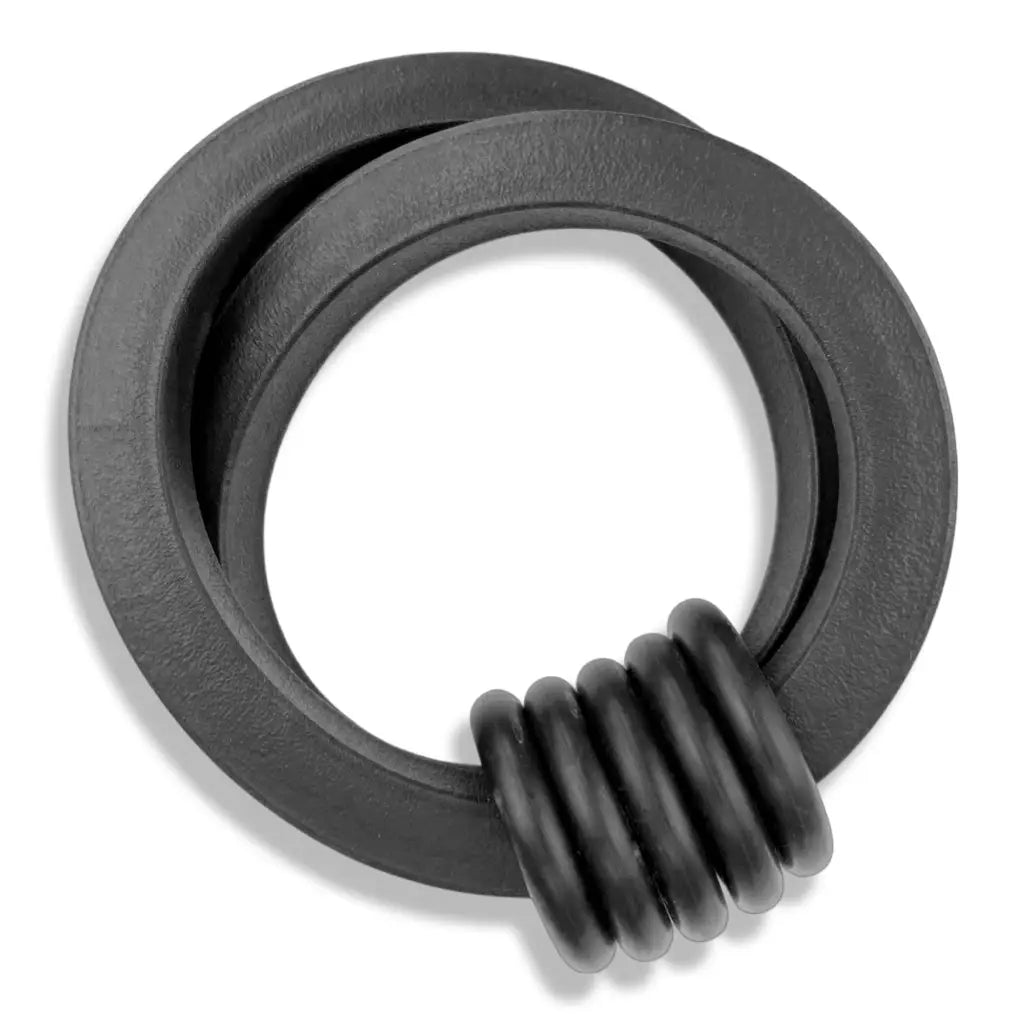 Frank Ideas - Square Bangle with O’s Black