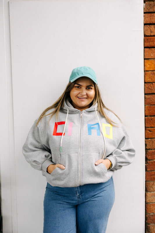 Ciao Hoodie - Grey Marle