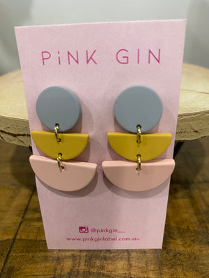 Pink Gin Molly Earings - Multi