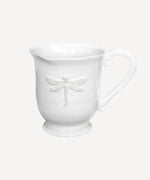 Dragonfly Stoneware - White Mug