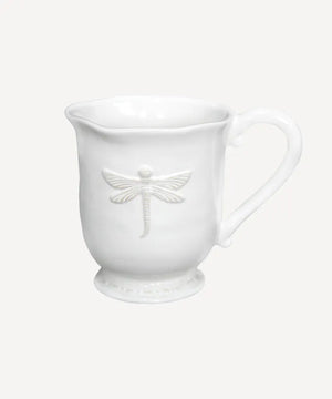 Dragonfly Stoneware - White Mug