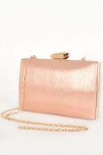 Easley Pebble Clasp Structured Clutch