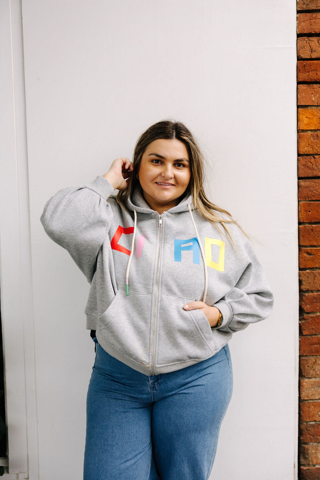 Ciao Hoodie - Grey Marle