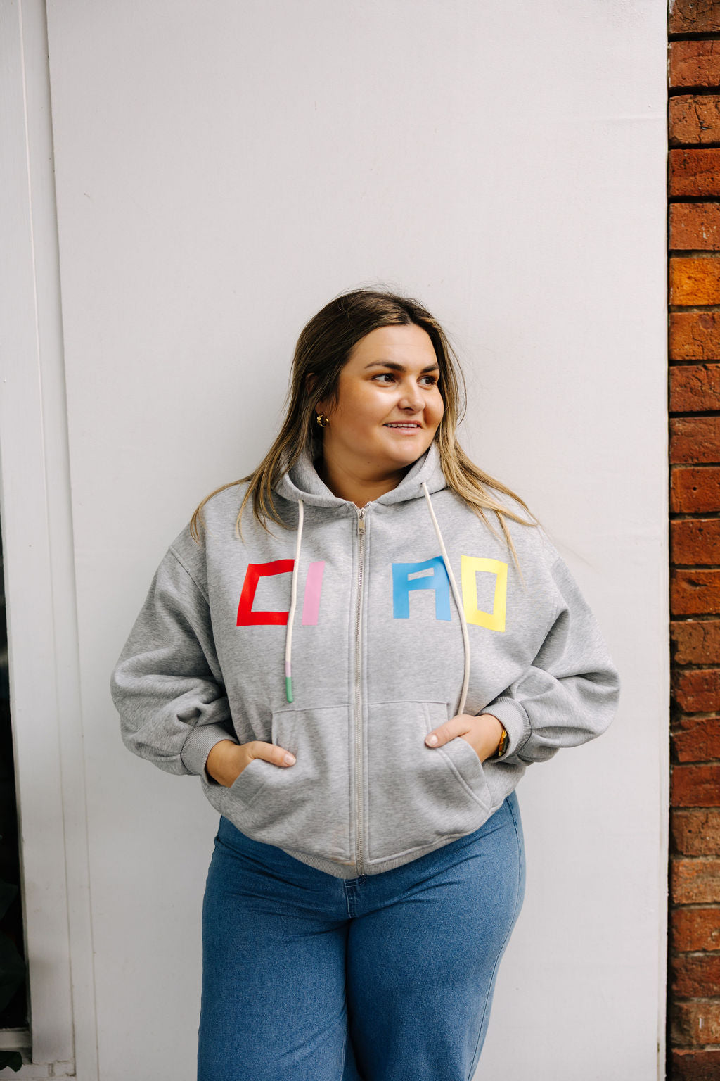 Ciao Hoodie - Grey Marle