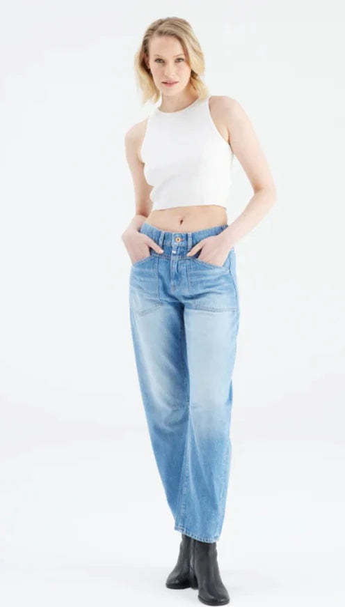 Selena Barrel Leg Jeans
