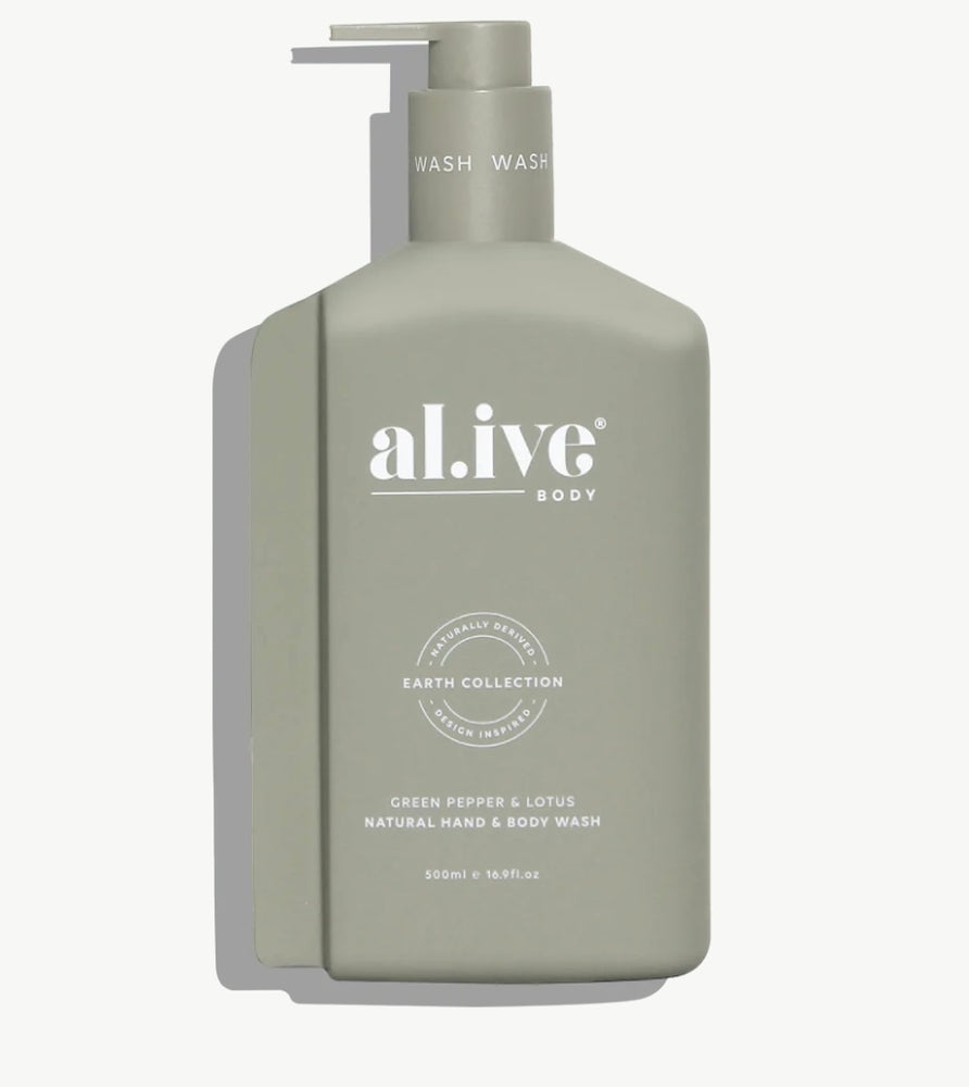 Alive Hand & Body Wash - Green Pepper & Lotus