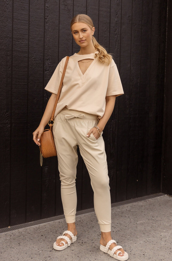 Alexandra Joey Pant - Beige