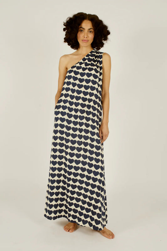 Bella Maxi- Navy Hearts