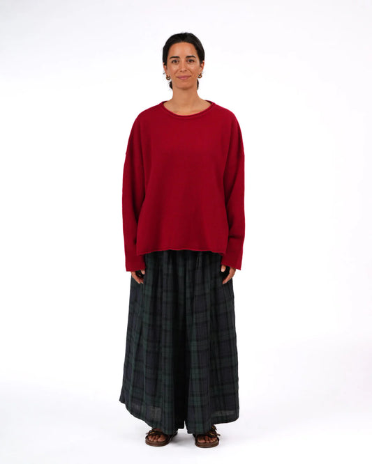 Lambswool Jumper - Red