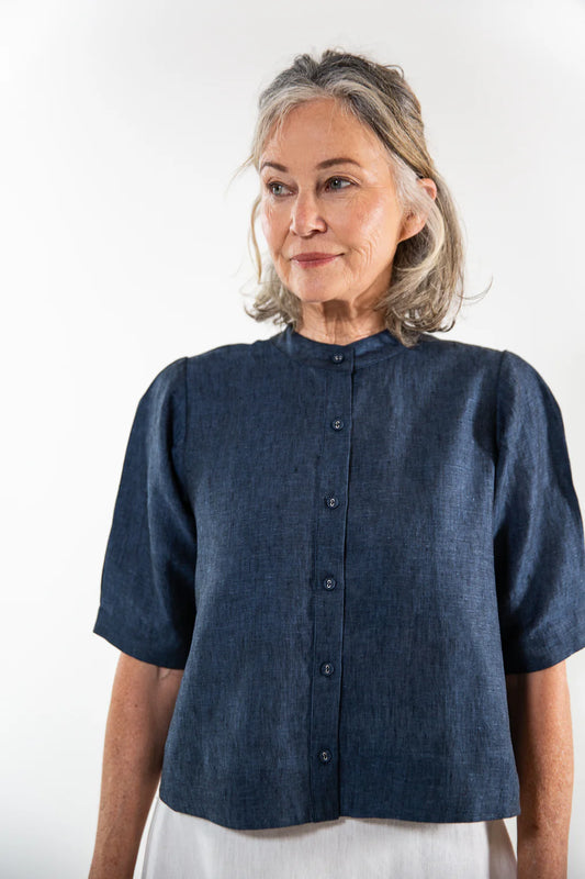 Loretta Top- Navy