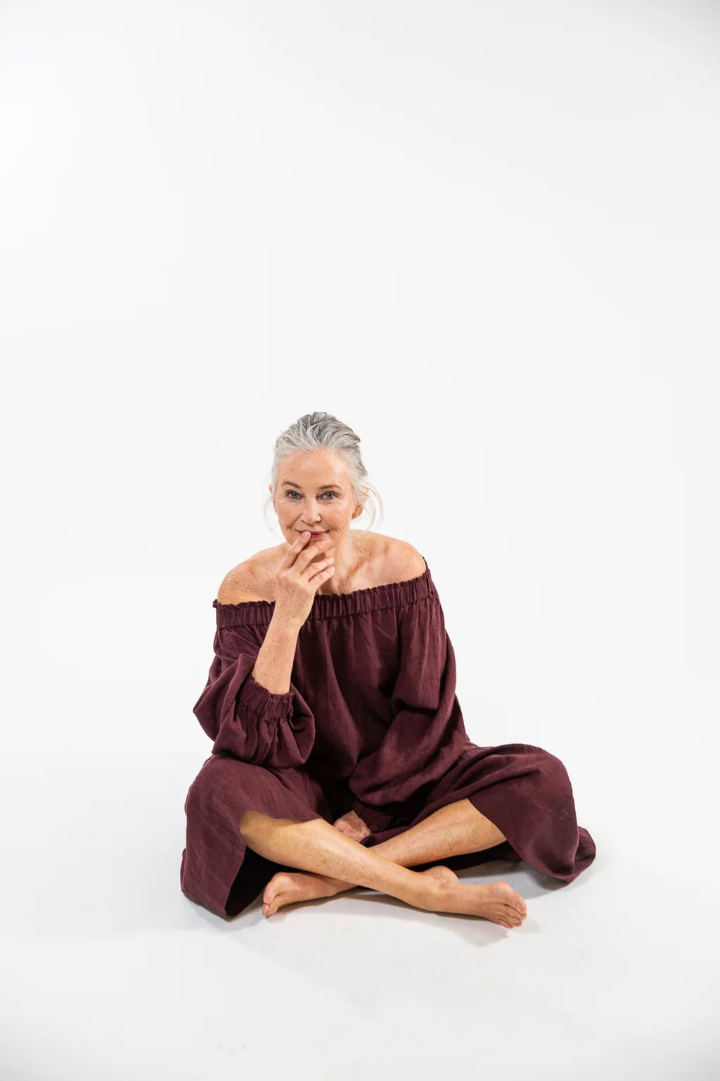 Louella Top- Merlot