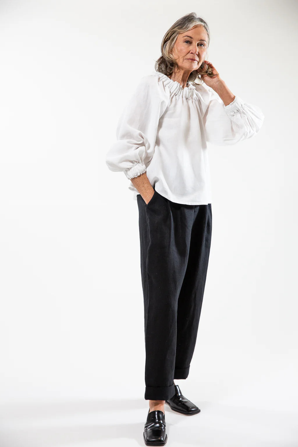 Louella Top- White