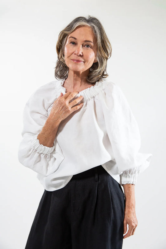 Louella Top- White