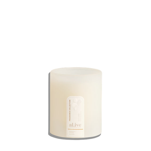 Al.ive Soy Candle - Mango & Lychee