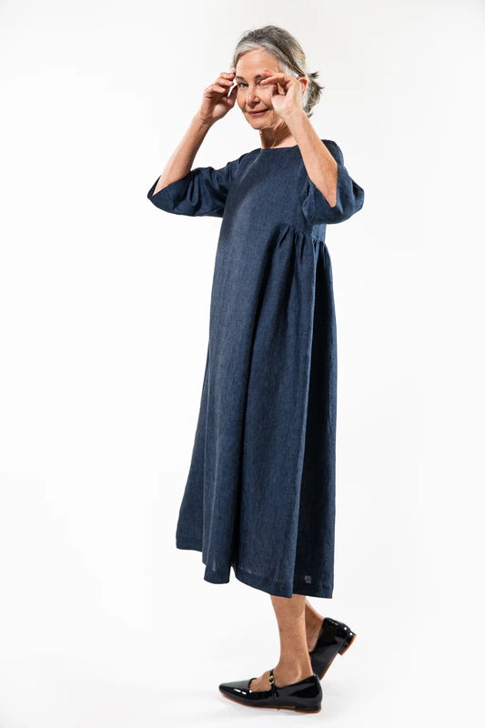 Ottie Dress- Navy
