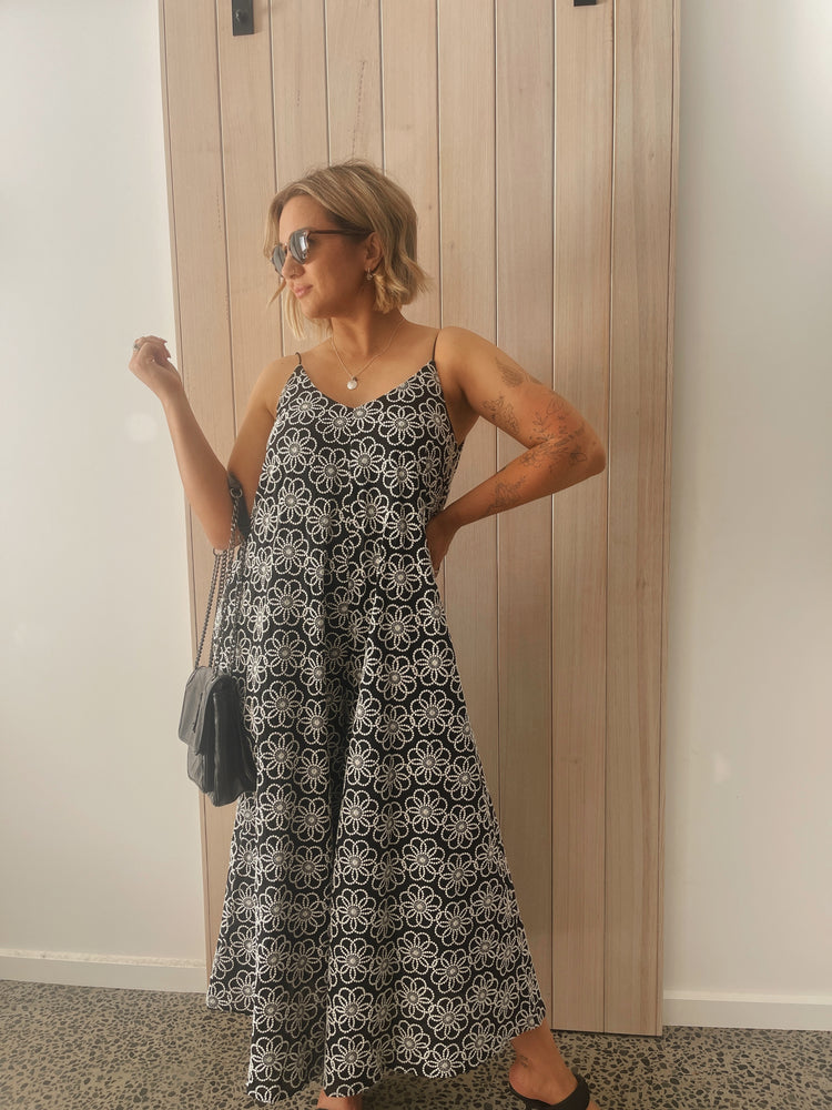 Roamer Roper Jumpsuit - Black/White