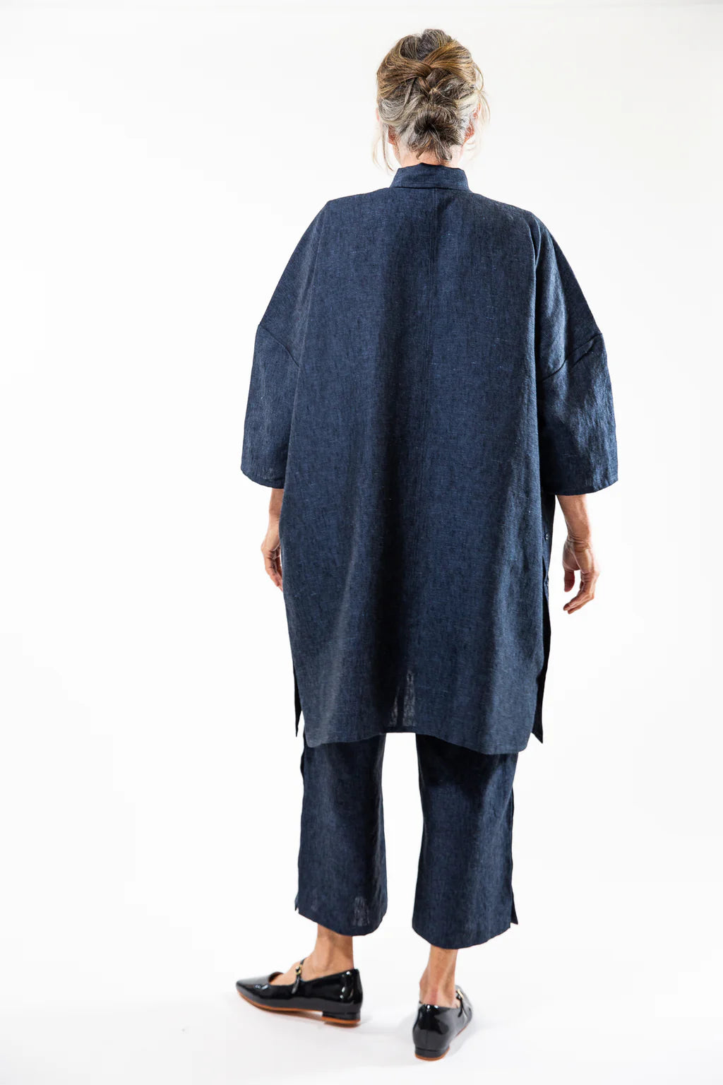 Pippi Shirt Dress- Navy