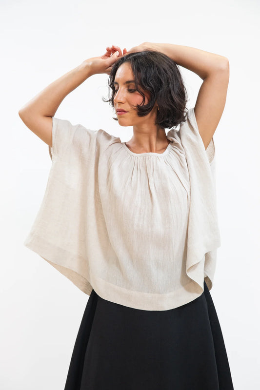 Poppy Top- Neutral Crush
