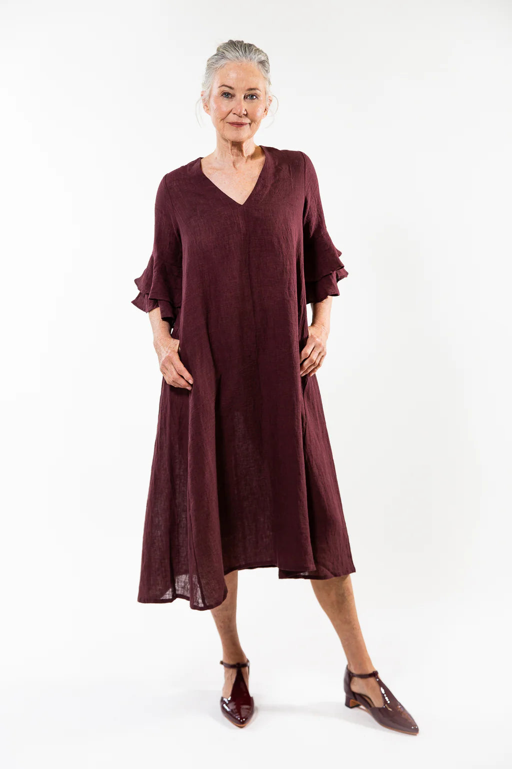 Prudence Dress- Merlot