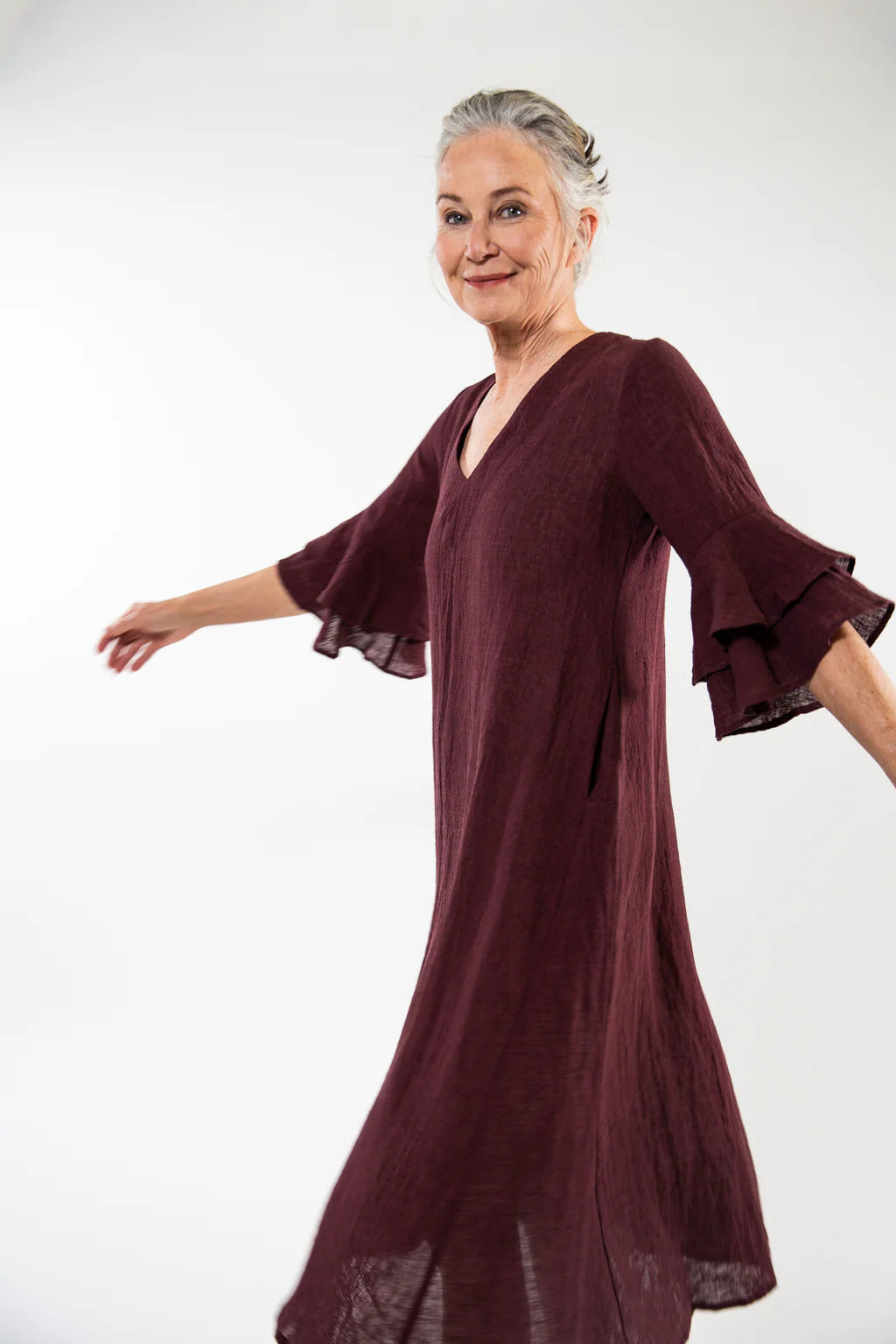Prudence Dress- Merlot