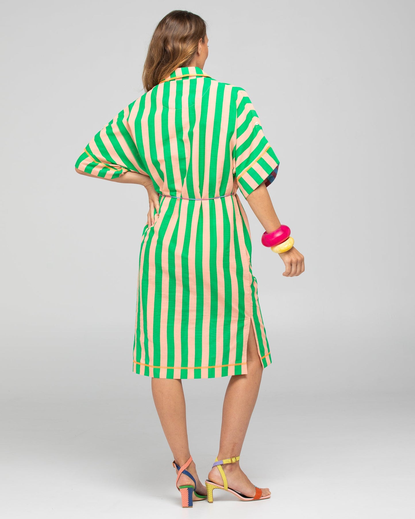 Maui Shirt Dress- Capri Peach