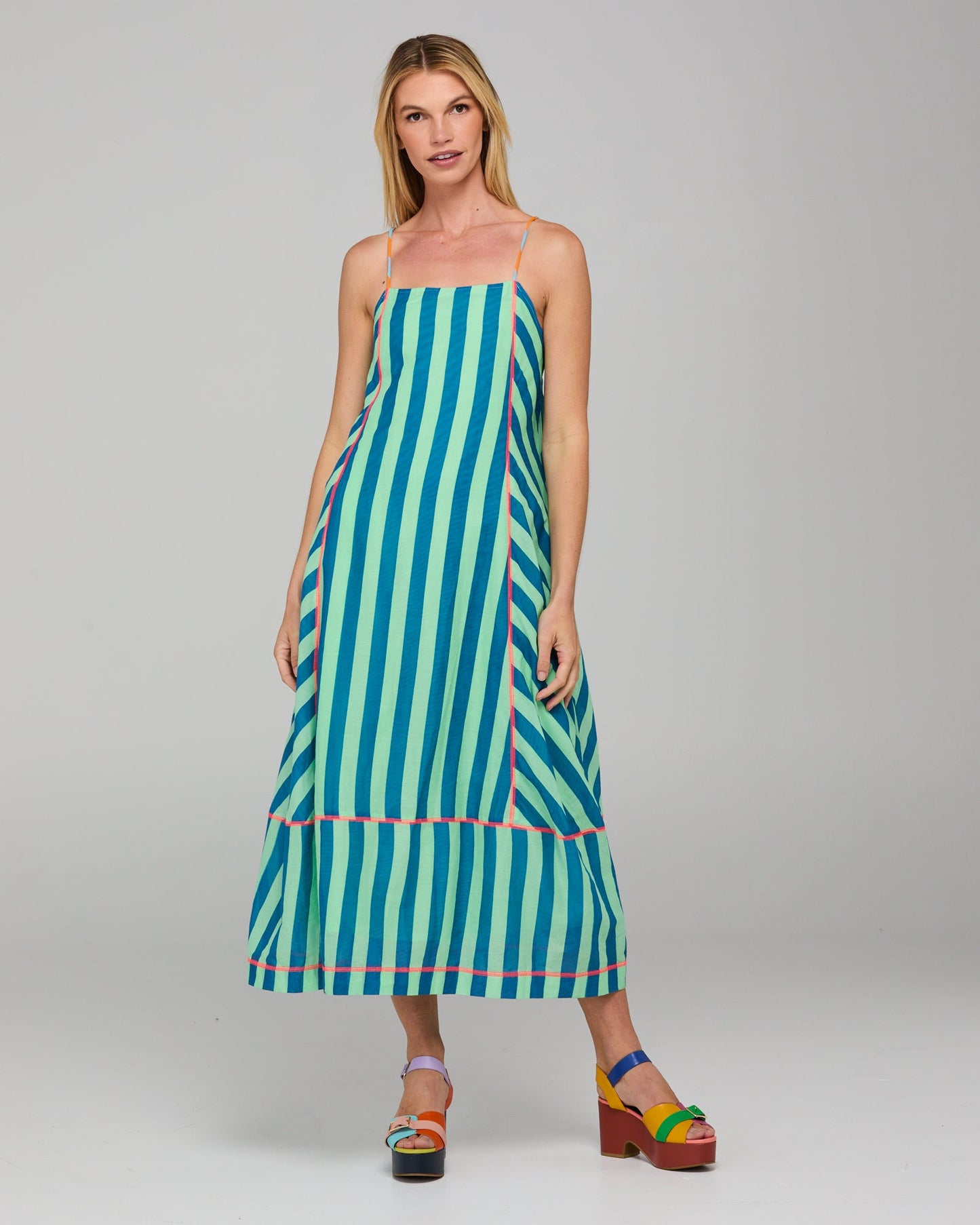Sami Dress- Capri Green