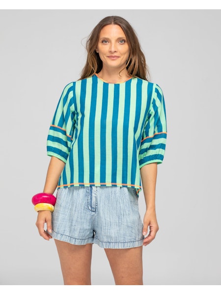 Ava Top - Capri Green
