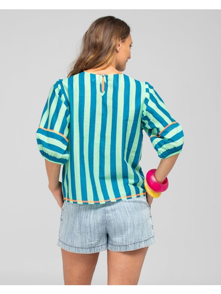 Ava Top - Capri Green