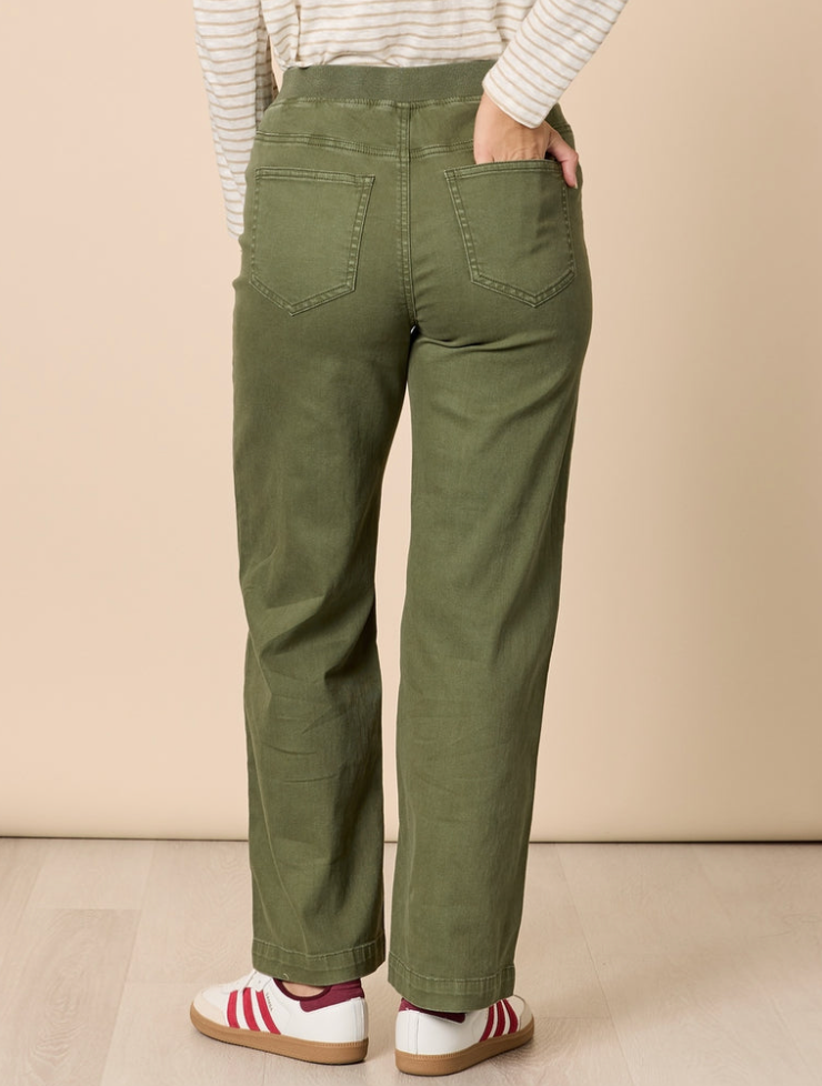 Carpenter Stretch Leg Jean- Khaki