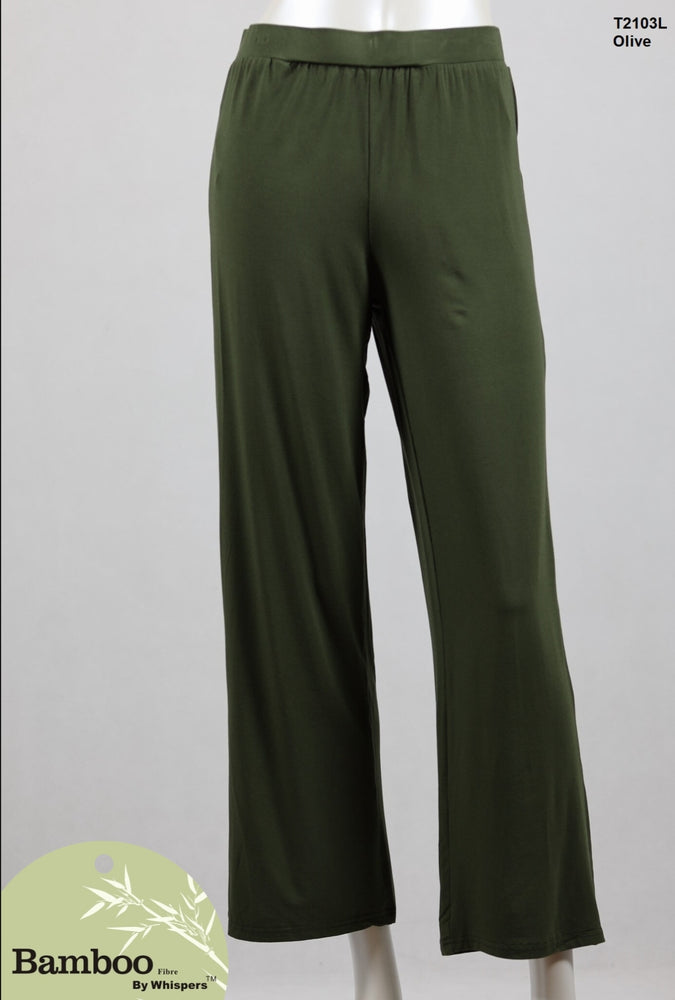 Bamboo 7/8 Pant - Olive