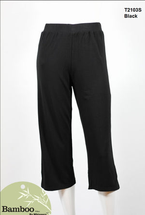 
            
                Load image into Gallery viewer, Bamboo 3/4 Pant - Black
            
        