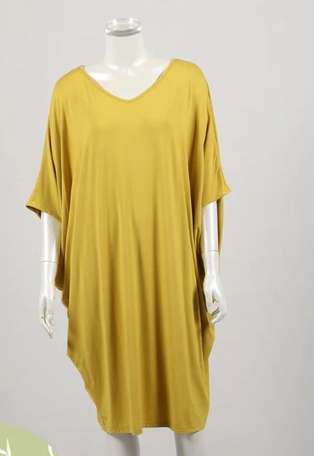 Miracle Dress- Mustard