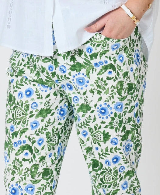 Bayside Floral Print Slim Leg Pant