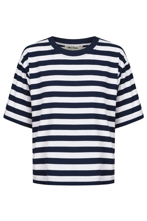 Studio Stripe Tshirt - Indigo
