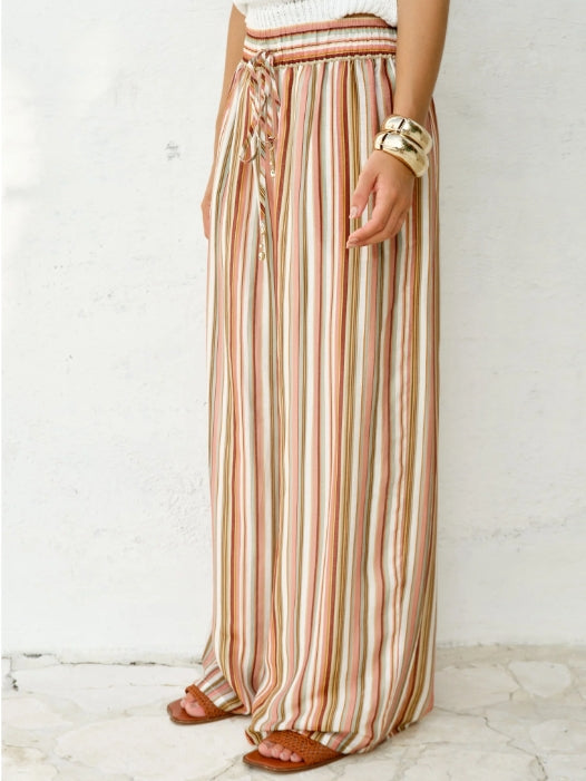 Elysia Pant - Sandbar Stripe