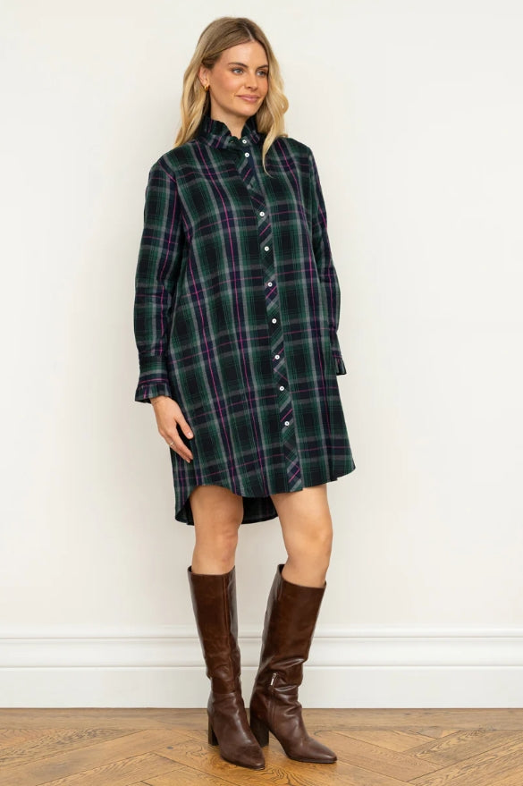 The Olivia Shirtdress - Plaid