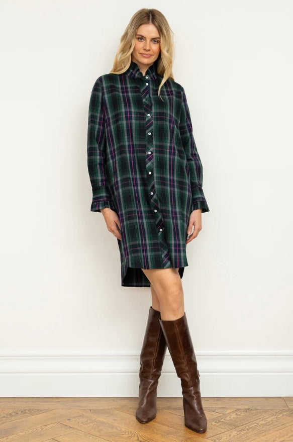 The Olivia Shirtdress - Plaid