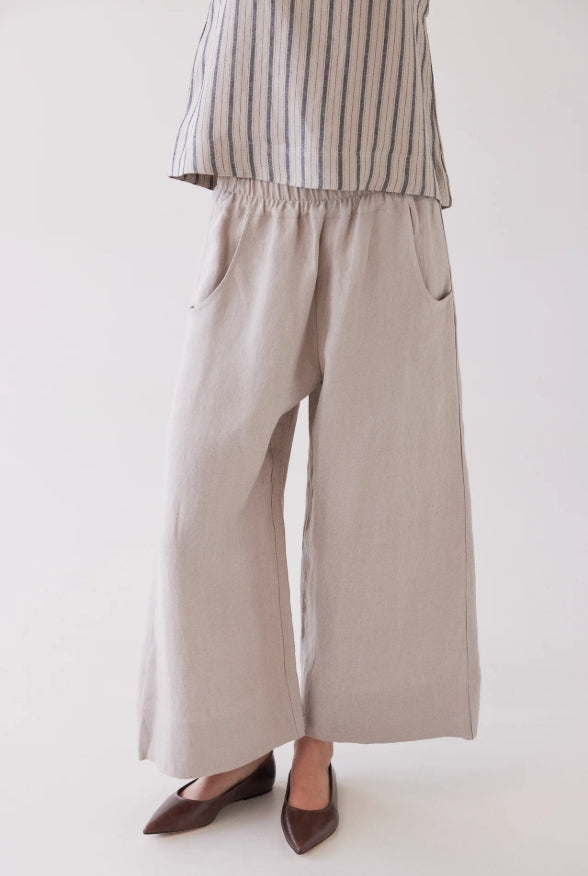 Oliver Pull On Pant - Stone