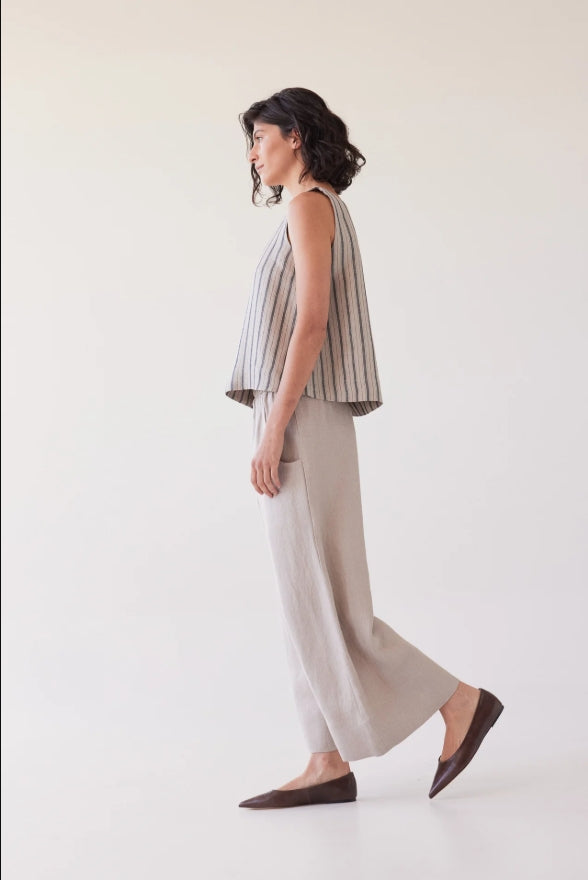 Oliver Pull On Pant - Stone